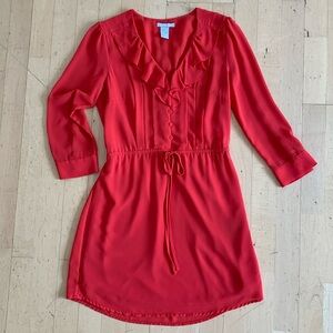 H&M red mini dress